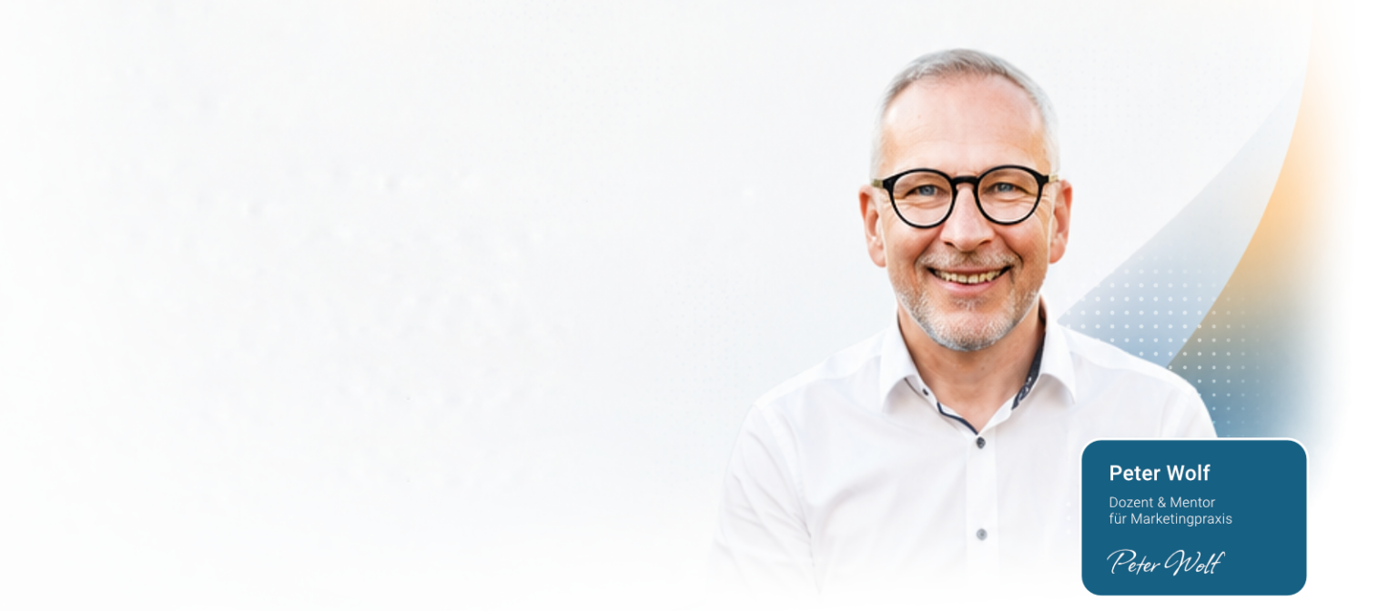 Mentor für Marketingpraxis Peter Wolf